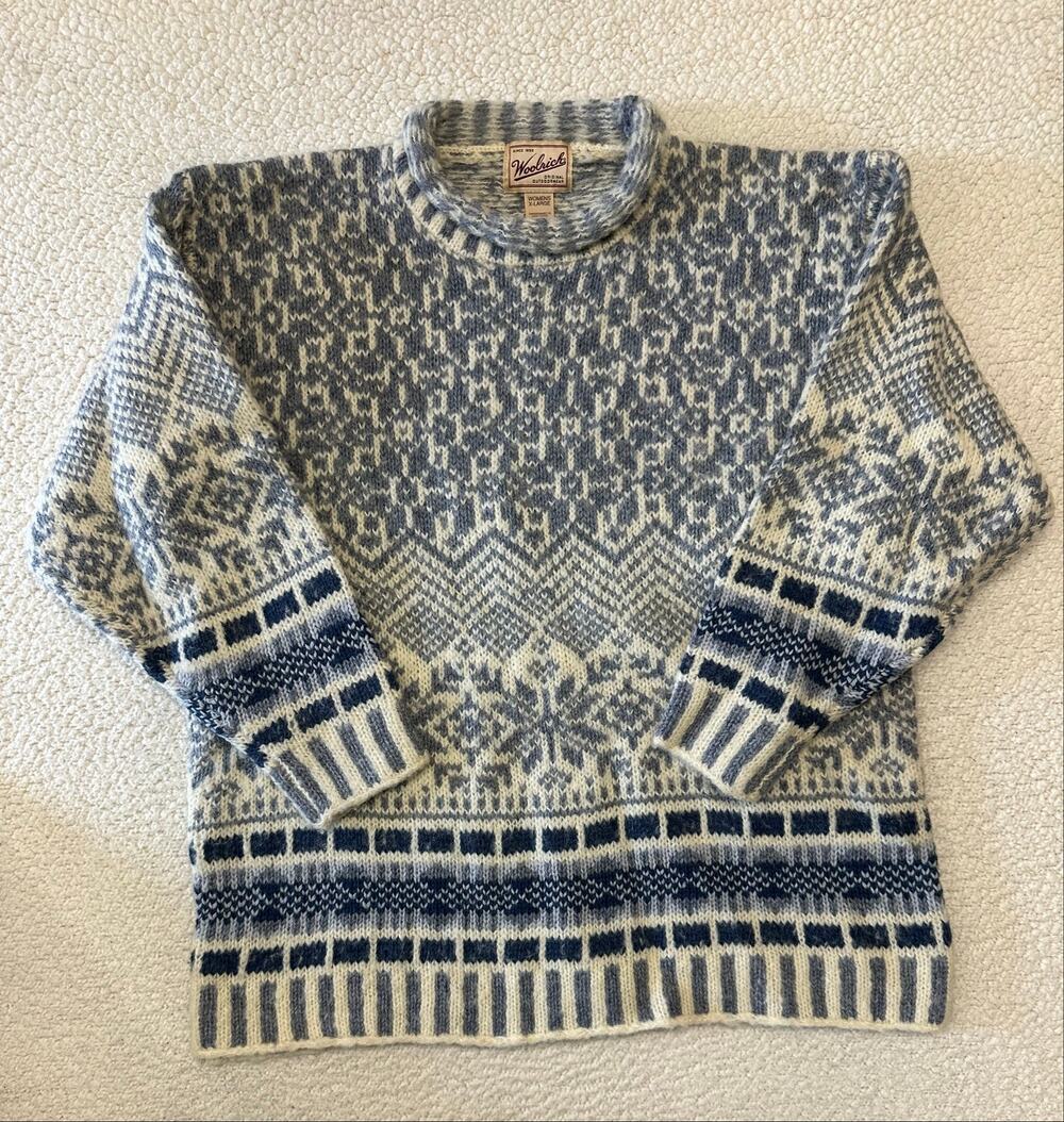 Vintage Woolrich Womens Wool Sweater Size XL